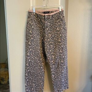 Risen Leopard Print Pants